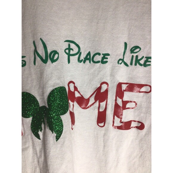 Disney Mickey Mouse No Place Like Home Christmas 3XL Quarter Sleeve T-Shirt - Picture 6 of 16